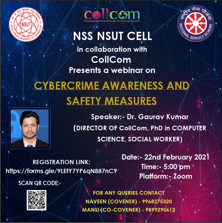 Cyber Crime Awarness Event Poster