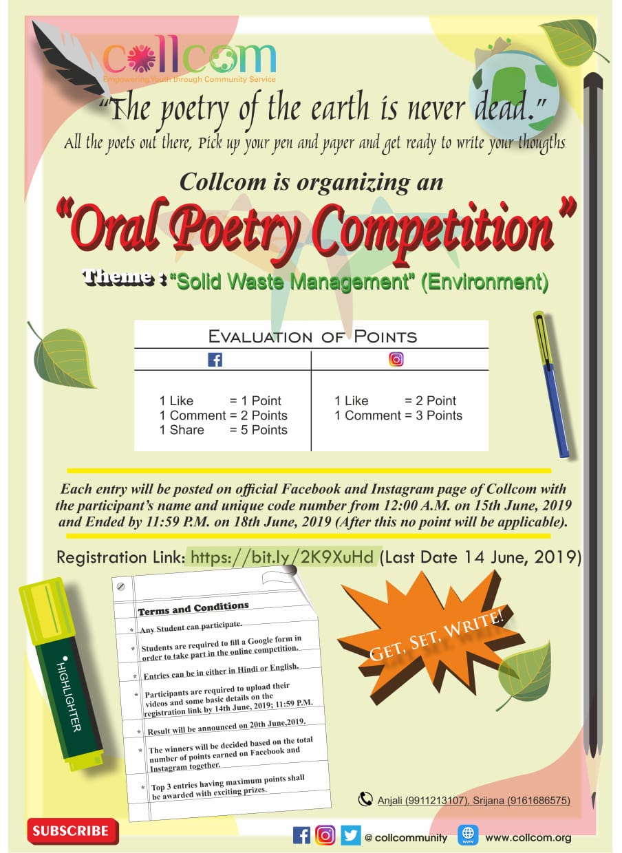 Oral Poetry Competition